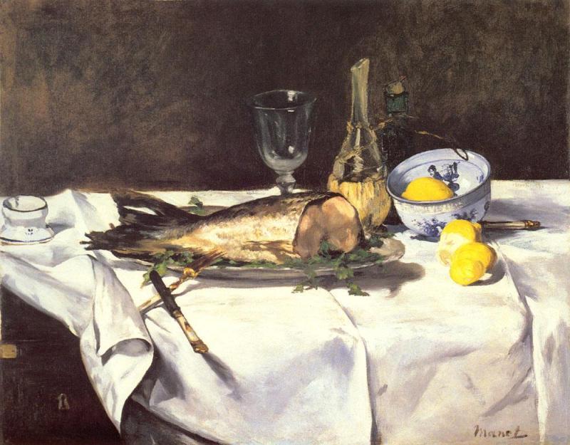 Edouard Manet The Salmon